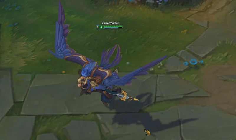 Illustration for article titled Quinn's New Bird Form In League Of Legends Looks Kinda Silly